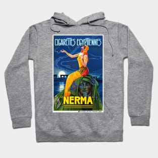 Vintage Travel Poster France Nerma Cigarettes Egyptiennes Hoodie